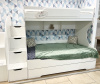 Кровать двухъярусная Биг 120х200 (цвет белый) от Династия Kids