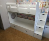 Двухъярусная кровать Фортуна 200х90 (цвет белый) от Династия Kids