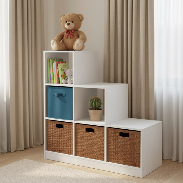 Кровать коллекции Норд + пенал Твой Стиль + стеллаж  от Династия Kids