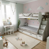 Двухъярусная кровать коллекции Гранд 190х90 от Династия Kids